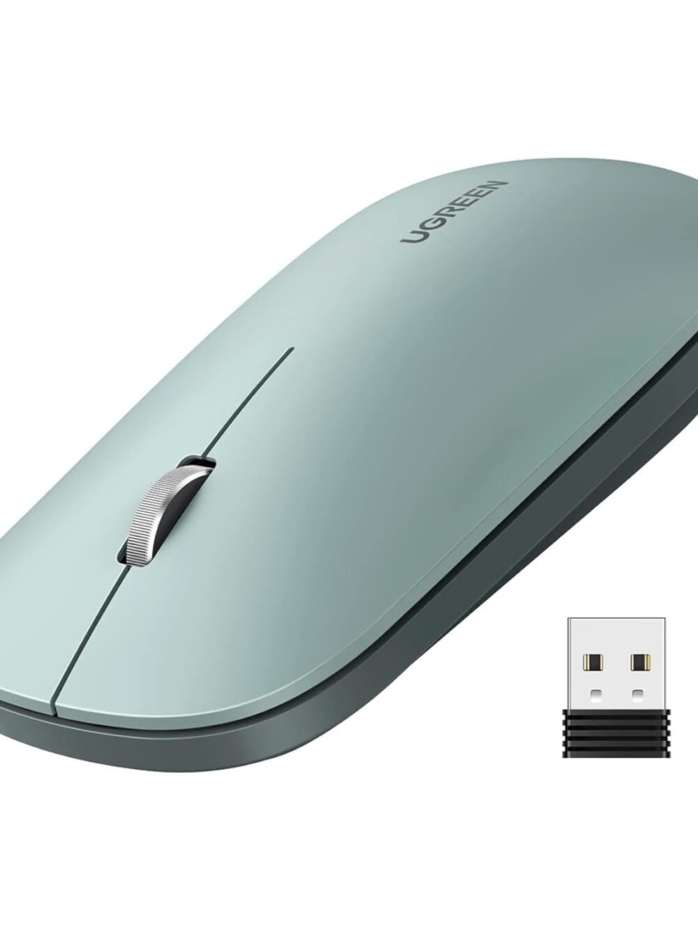 UGREEN Portable 2.4GHz Wireless Mouse - Green