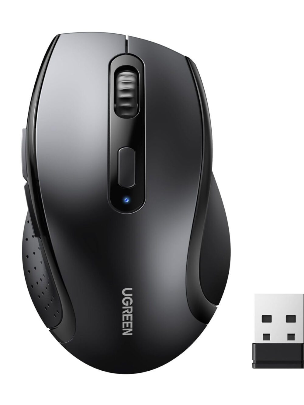 UGREEN M511 Ergonomic 2.4GHz Wireless Mouse - Black