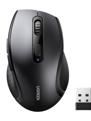 UGREEN M511 Ergonomic 2.4GHz Wireless Mouse - Black