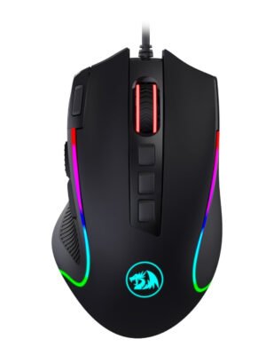 REDRAGON PREDATOR 4000DPI RGB Ergo Gaming Mouse - Black