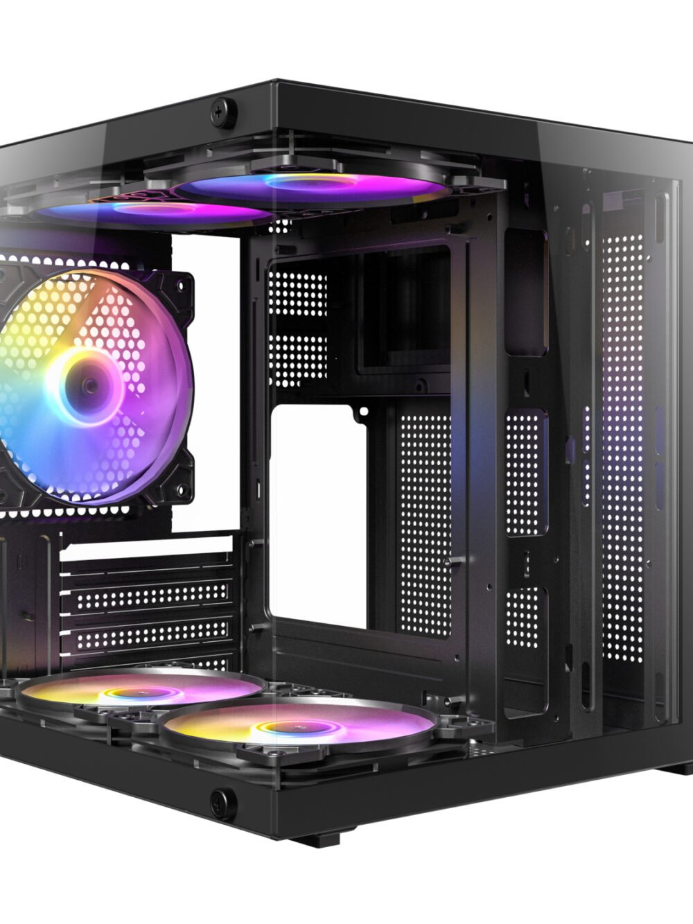 Antec VCX10M ARGB Micro-ATX | ITX Mini-Tower Gaming Chassis - Black