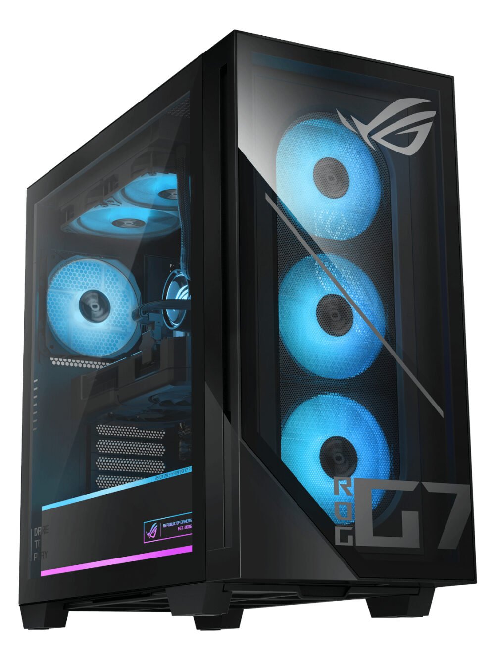 Asus ROG GM700 AMD Ryzen 7 9800X3D Gaming PC | RX 9060 XT | 16GB DDR5 | 2TB SSD | Win 11 Home