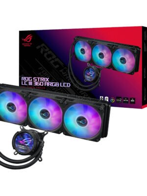 Asus ROG STRIX LC III 360 ARGB LCD All-in-one CPU Liquid Cooler - Black