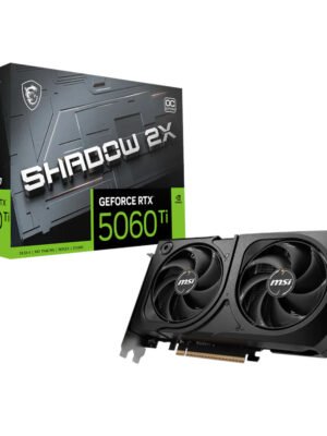 MSI GeForce RTX 5060 Ti SHADOW 2X OC PLUS 128-bit GDDR7 8GB Graphics Card