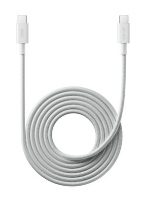 Xiaomi USB4 6A USB Type-C To USB Type-C Braided Cable 2m- (120W, 480 Mbps)
