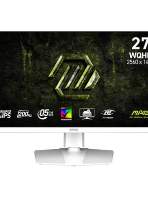 MSI MAG 274QRFW E20 27" WQHD 200Hz IPS Gaming Monitor - White