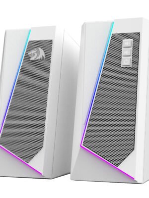 Redragon GS20W ANVIL 3W 2.0 RGB Stereo Desktop PC Speakers - White