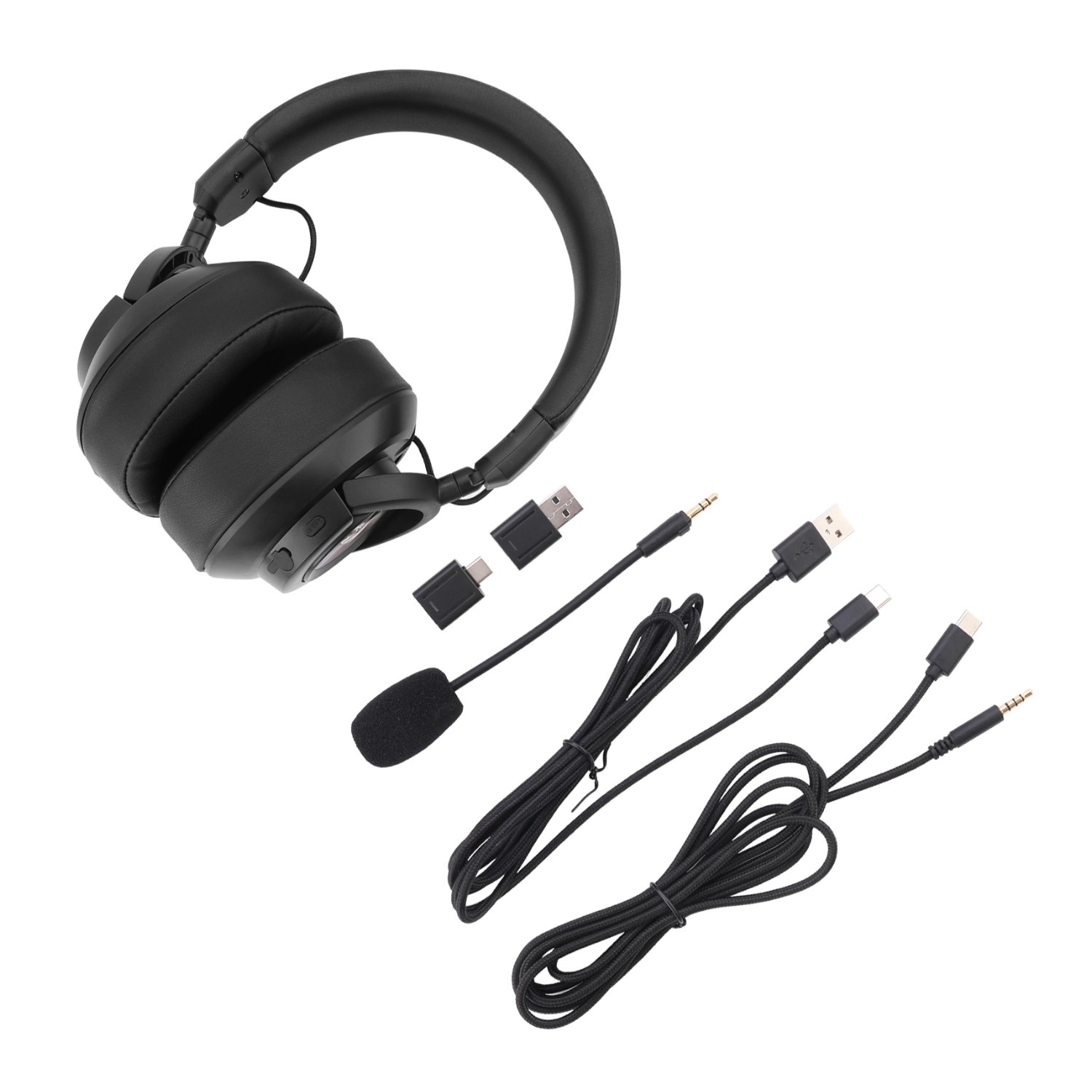 Redragon H889 SPECTRA PRO Over-Ear Wireless Headphones - Black - Image 7