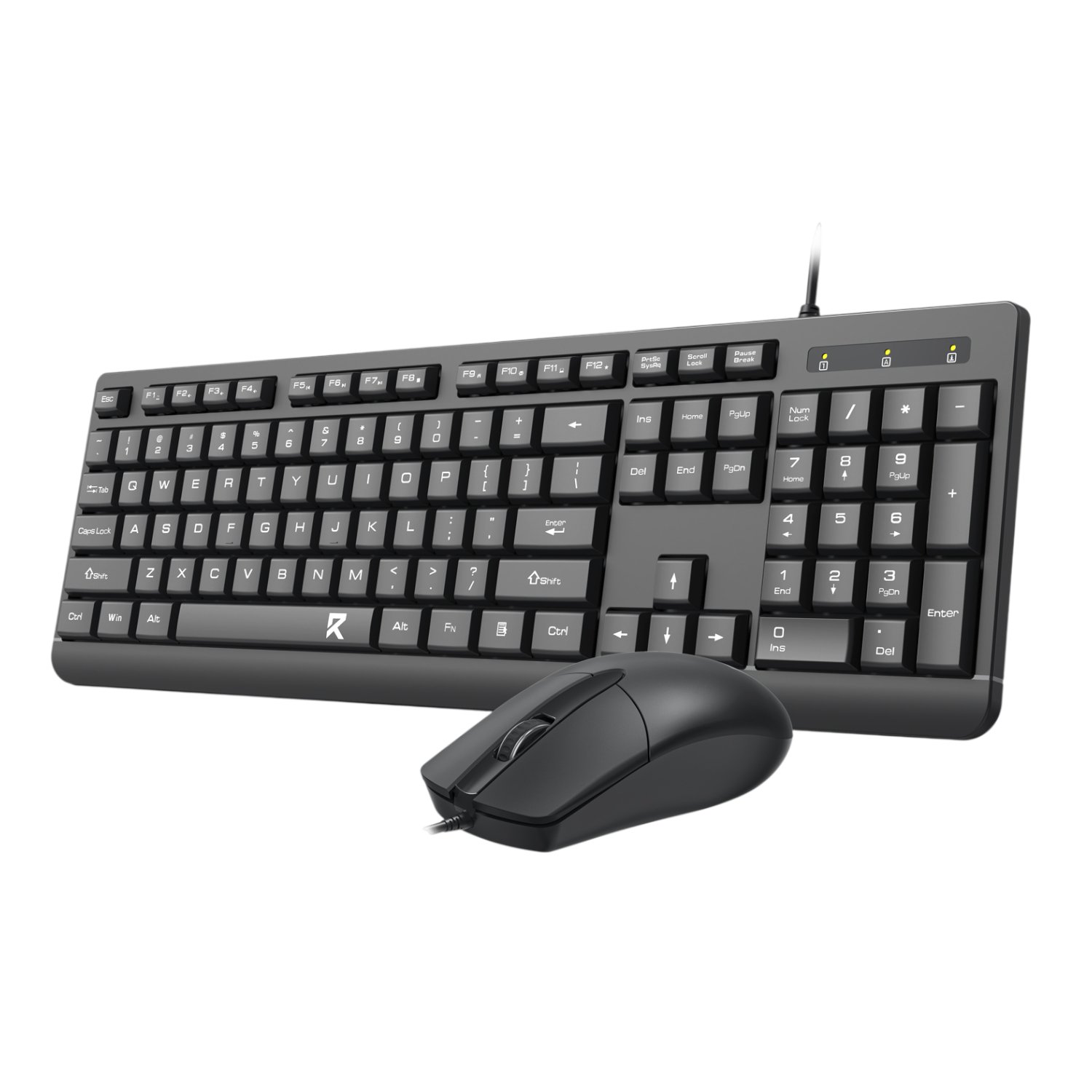 Redragon BS-7543 Wired Keyboard and Mouse Combo - Black - Image 3
