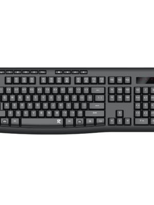 Redragon BK-7367 Full-size Ergonomic Wireless Membrane Office Keyboard - Black