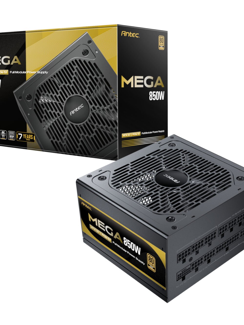 Antec MEGA 850W 80 PLUS Gold ATX3.1 PCIE 5.1 Fully Modular Power Supply