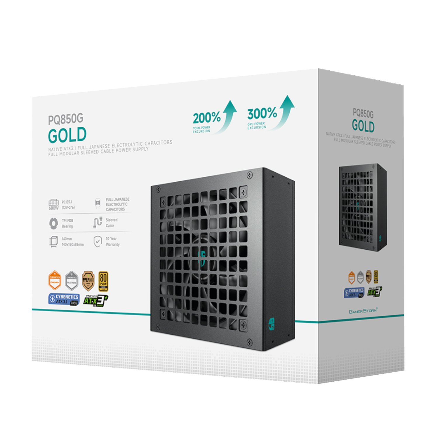 DeepCool PQ850M 850W 80 PLUS GOLD Fully Modular Power Supply - Image 6