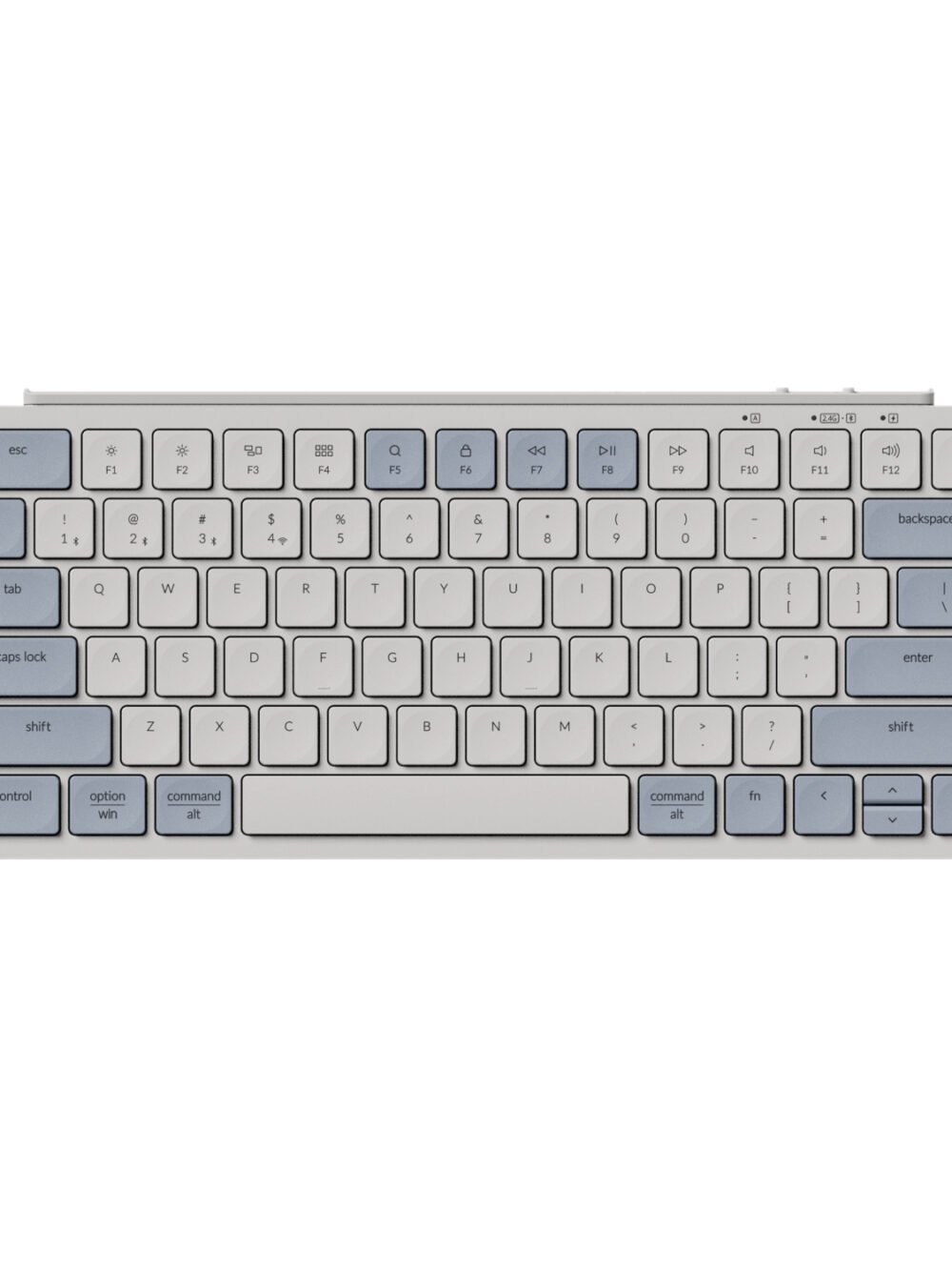 Keychron B11 Pro Ultra-Slim 75% Wireless Keyboard - Retro blue