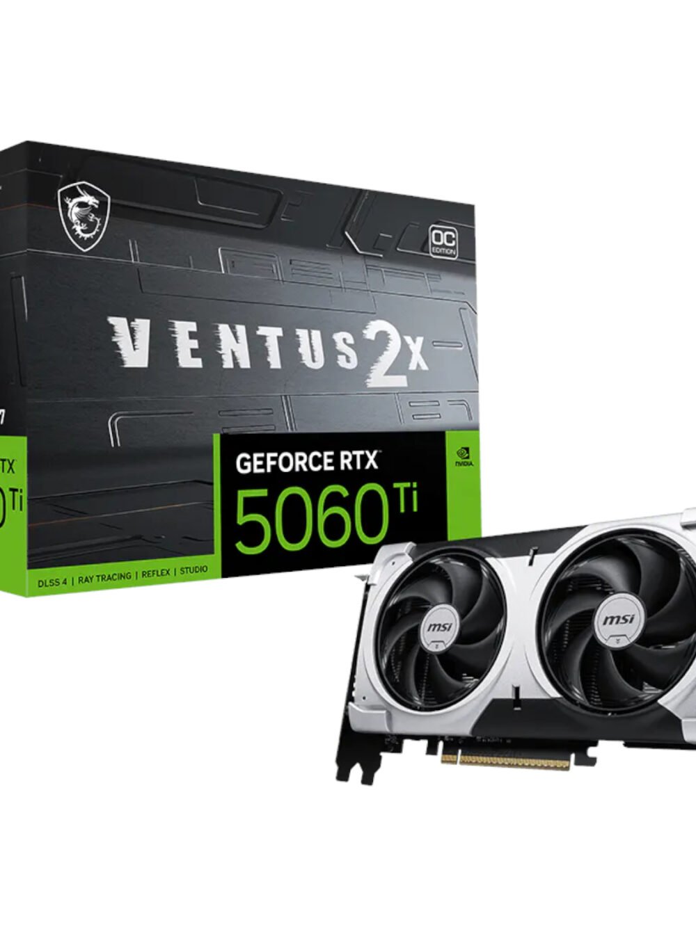 MSI Nvidia GeForce RTX 5060TI VENTUS 2X OC PLUS 8GB Graphics Card