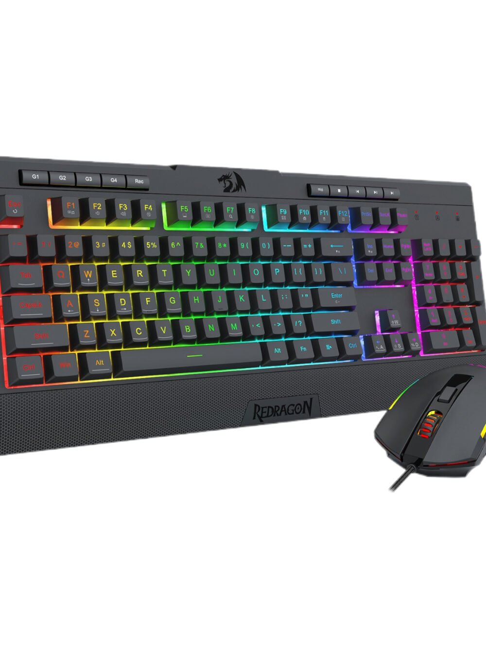 Redragon S136 Gaming Keyboard and Mouse Combo-Black