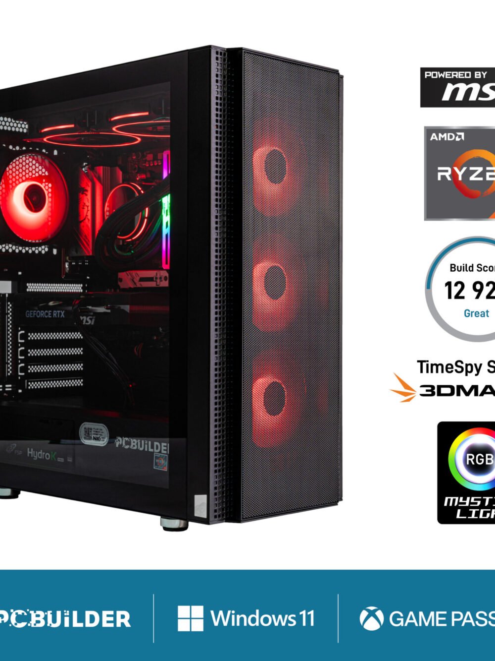 PCBuilder Ryzen 5 7600 SPECIALIST Windows 11 Gaming PC