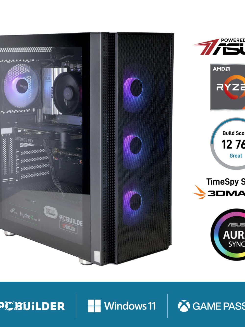 PCBuilder Ryzen 5 8400F OBLIVION Windows 11 Gaming PC