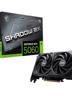 MSI GeForce RTX 5060 SHADOW 2X OC 8GB Graphics Card
