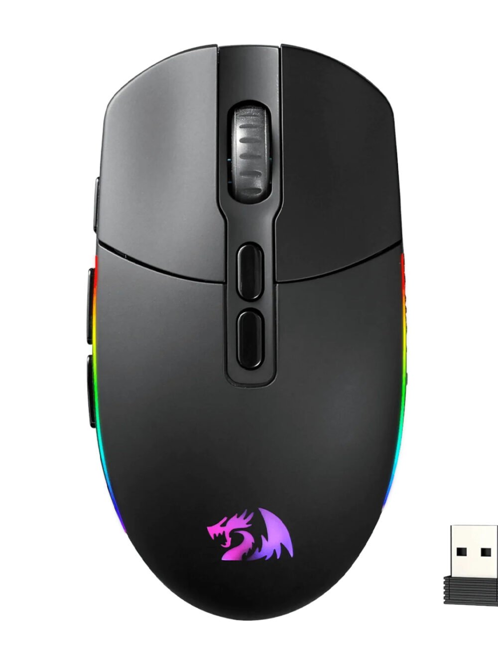 Redragon M719 Pro INVADER 10000DPI 2.4GHz Wireless Gaming Mouse - Black