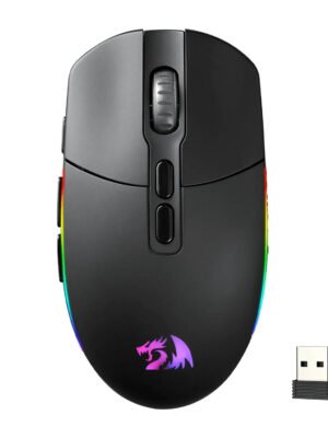 Redragon M719 Pro INVADER 10000DPI 2.4GHz Wireless Gaming Mouse - Black