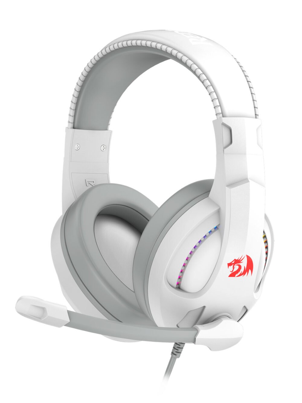 Redragon H211 CRONUS Surround Sound RGB Wired Gaming Headset – White