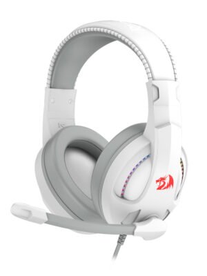 Redragon H211 CRONUS Surround Sound RGB Wired Gaming Headset – White