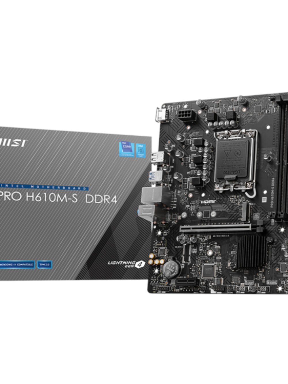 MSI H610M-S PRO LGA1700 M-ATX DDR4 Motherboard