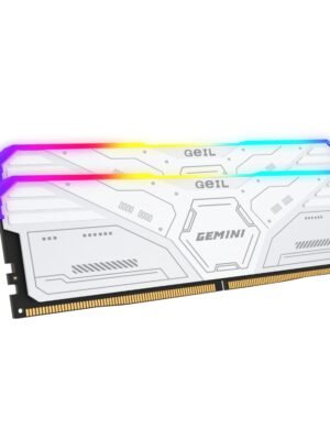 GeiL Gemini RGB 32GB KIT(2X16GB) 6000MHz DDR5 Desktop Gaming Memory - White