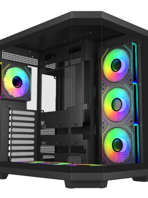 FSP U580 ARGB ATX Ultra Tower Gaming Chassis - Black