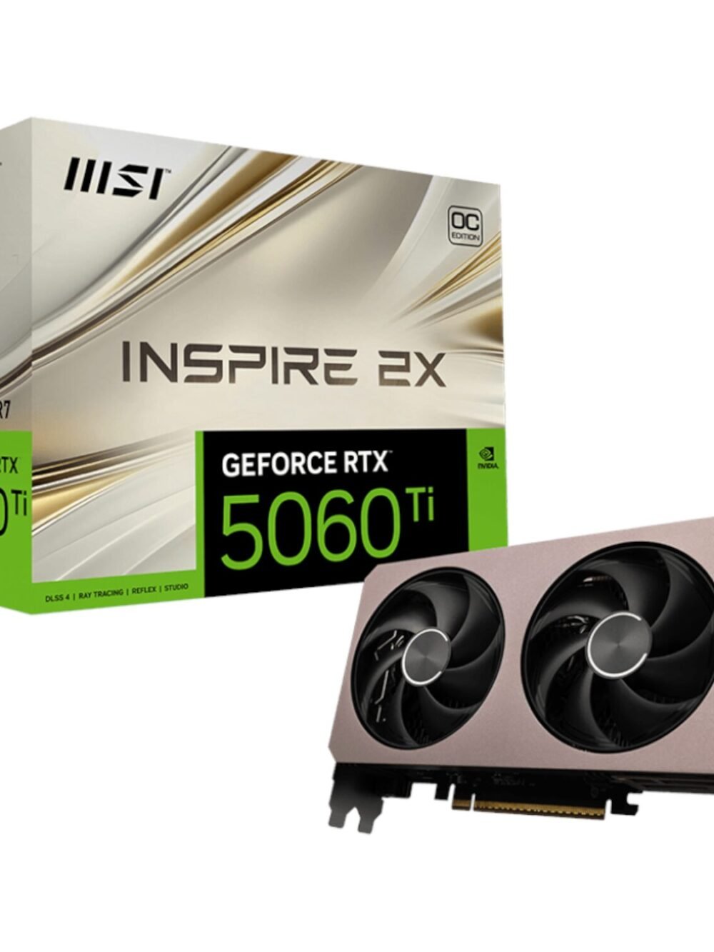 MSI GeForce RTX 5060 Ti 8GB INSPIRE 2X OC Graphics Card