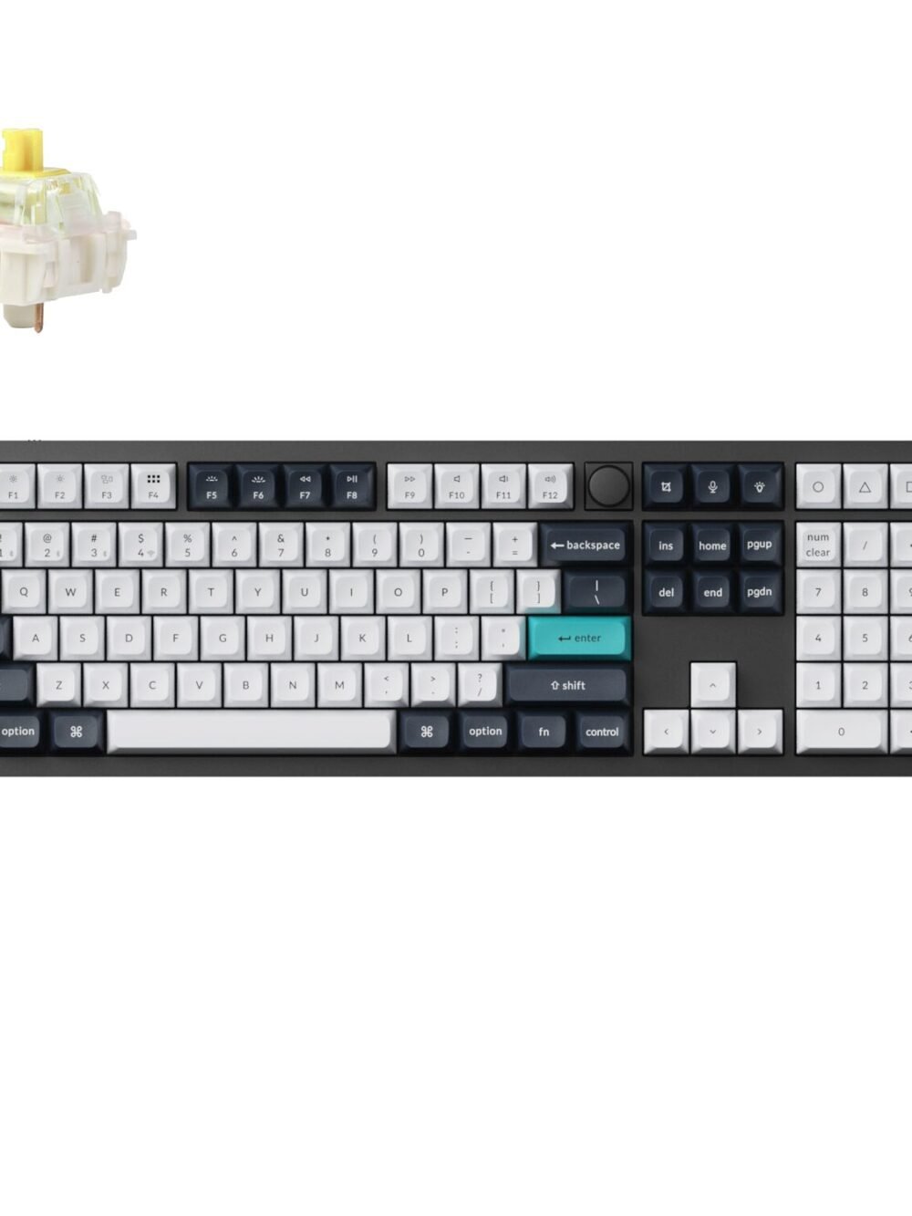Keychron Q6 Max QMK/VIA Wireless Mechanical Keyboard (Full-Size, Gateron Jupiter Banana)