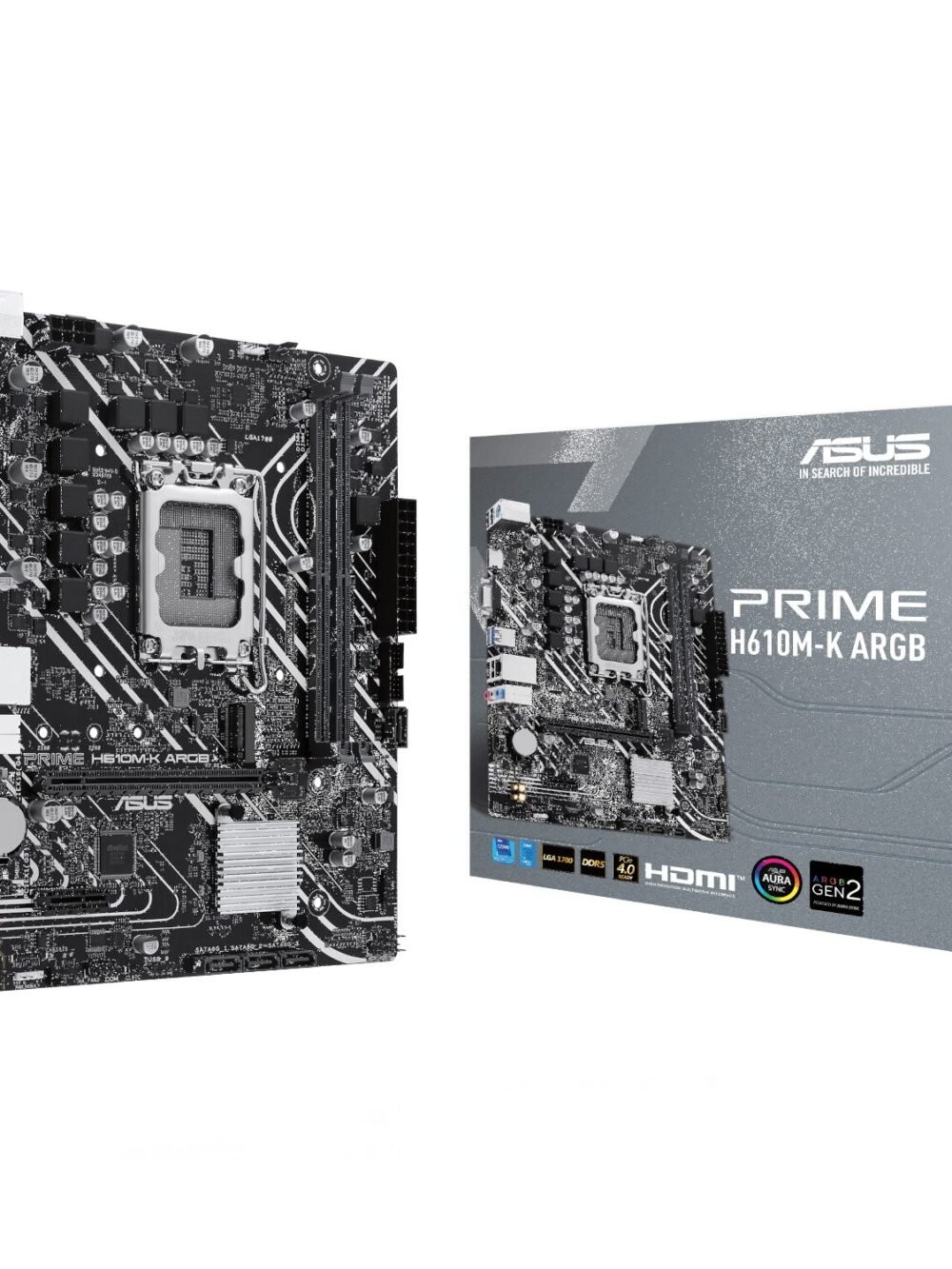 Asus PRIME H610M-R DDR5 LGA1700 Micro-ATX Motherboard