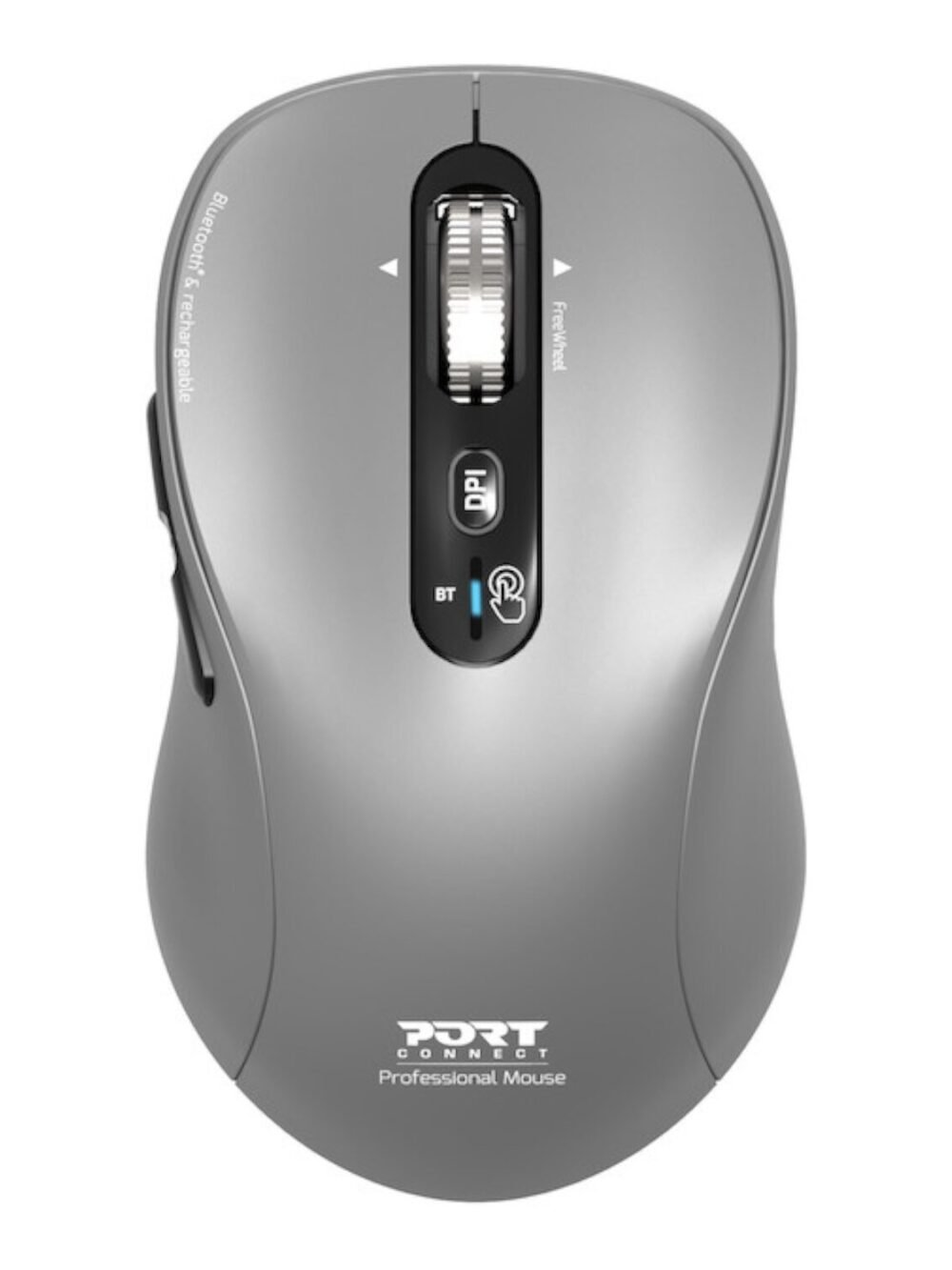 Port Connect Wireless Bluetooth Expert and Mac Mouse - Grey