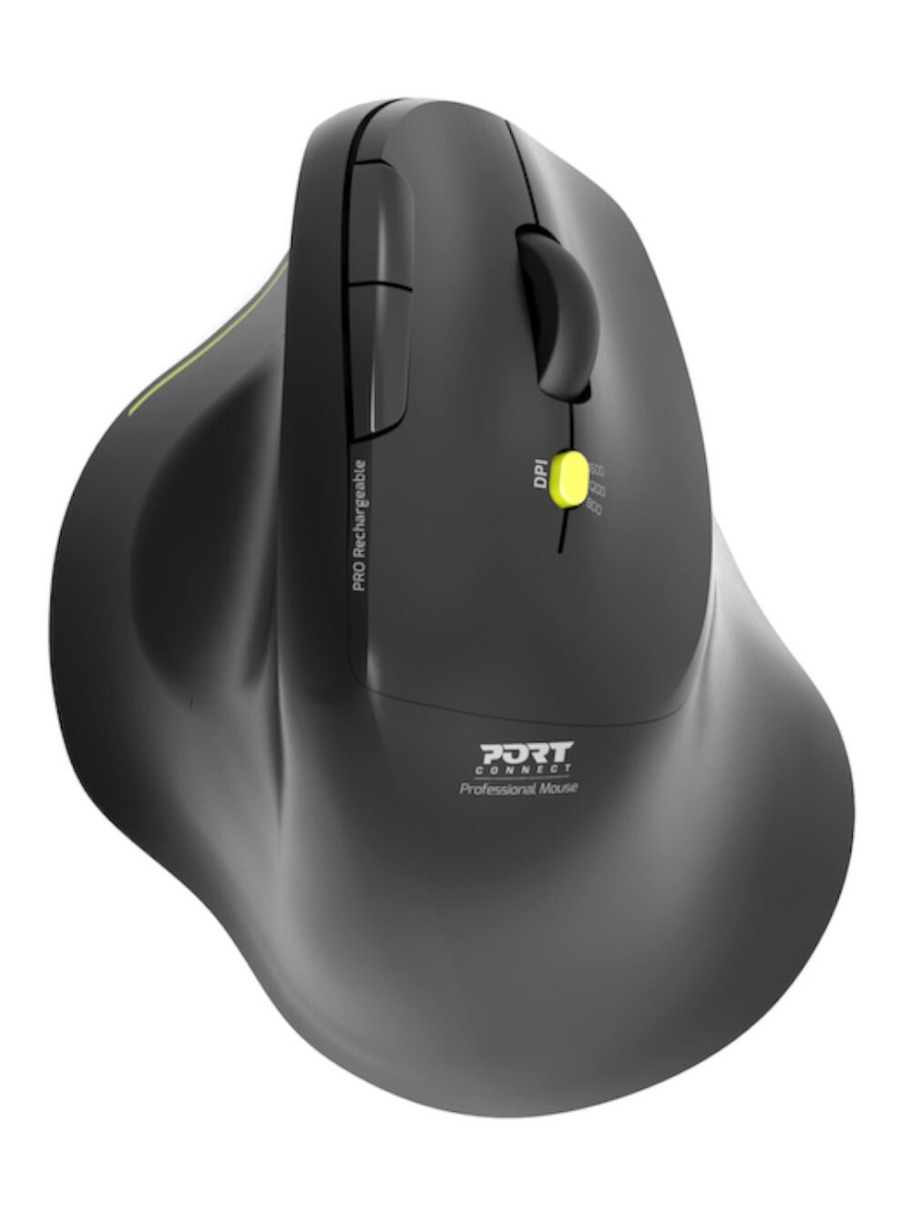 Port Connect 2.4GHz Wireless ERGO SOFT Bluetooth Rechargeable Mouse