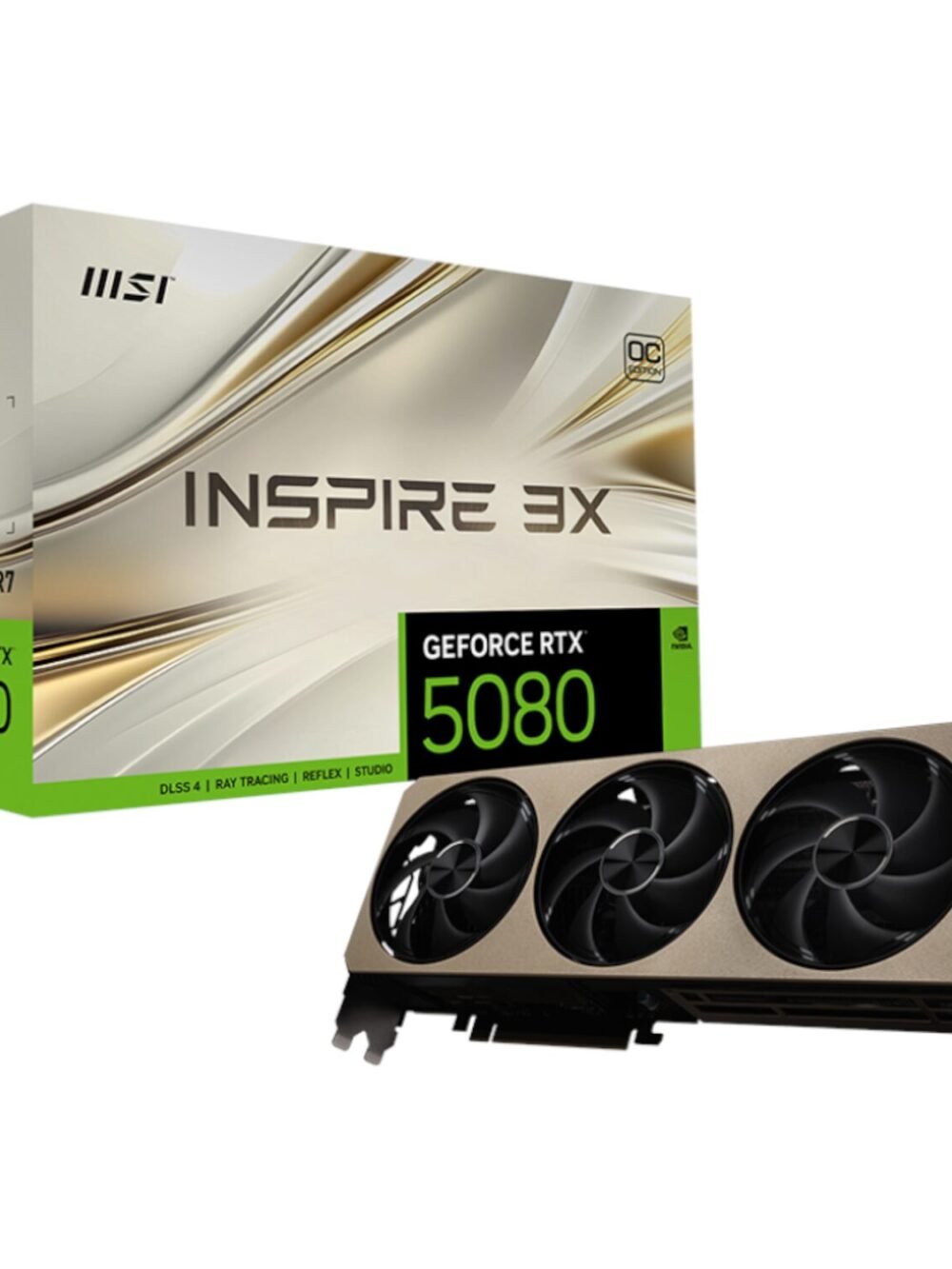 MSI GeForce RTX 5080 16GB INSPIRE 3X OC Graphics Card