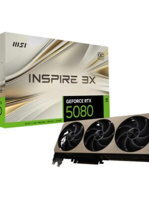 MSI GeForce RTX 5080 16GB INSPIRE 3X OC Graphics Card