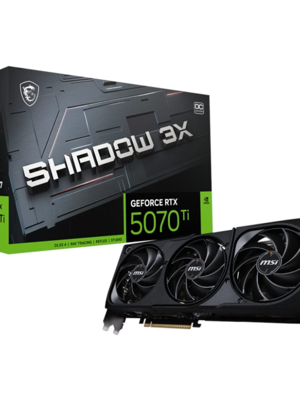 MSI GeForce RTX 5070 Ti 16GB GDDR7 SHADOW 3X OC Graphics Card