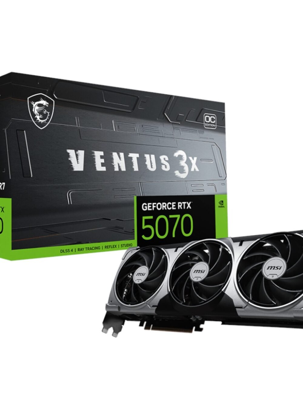 MSI GeForce RTX 5070 12GB VENTUS 3X OC Graphics Card - PCIe 5.0