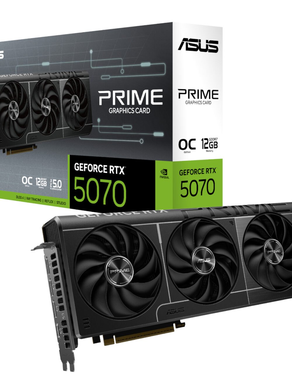 ASUS PRIME GeForce RTX™ 5070 12GB GDDR7 OC 12GB Graphics Card