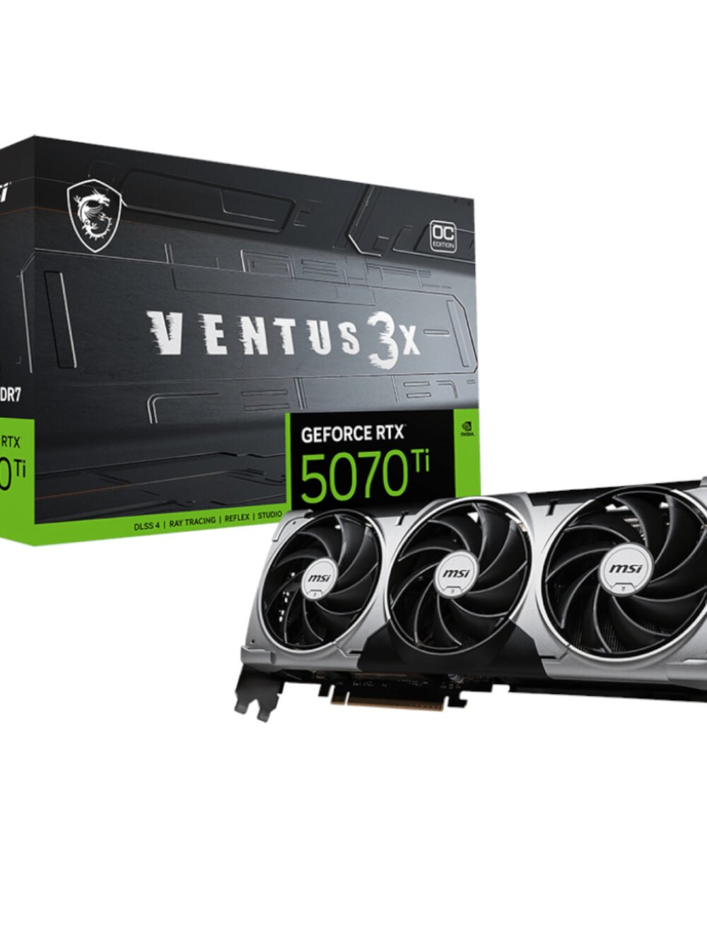 MSI GeForce RTX 5070 Ti 16G VENTUS 3X OC Graphics Card