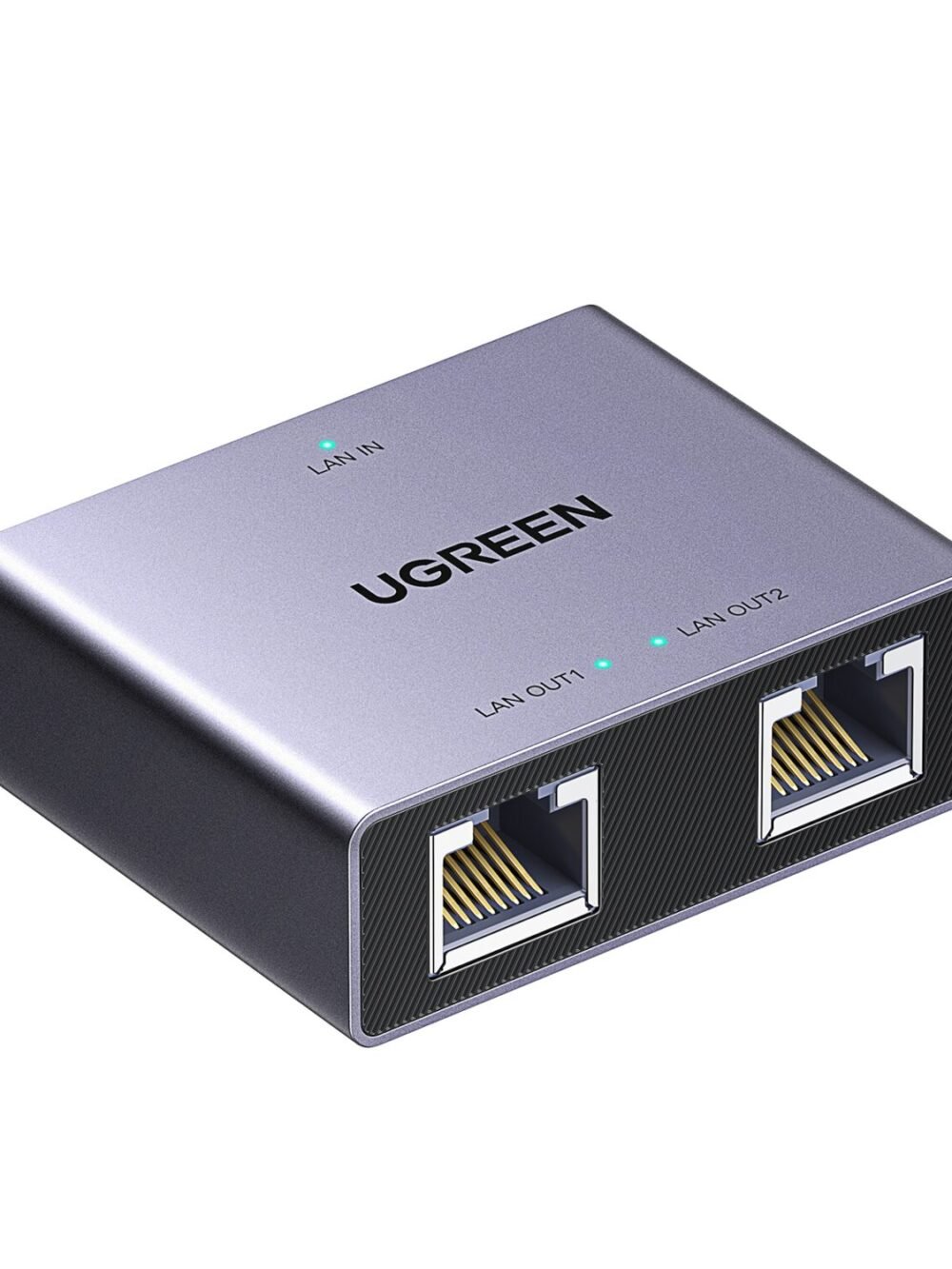 UGREEN 1-to-2 Gigabit Ethernet Splitter, 1000Mbps LAN Network Adapter