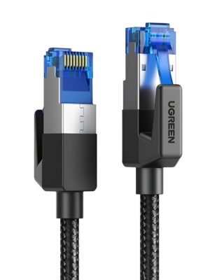 UGREEN Cat8 Nylon Braided Ethernet Cable - 40Gbps with Modular Plugs - 5m