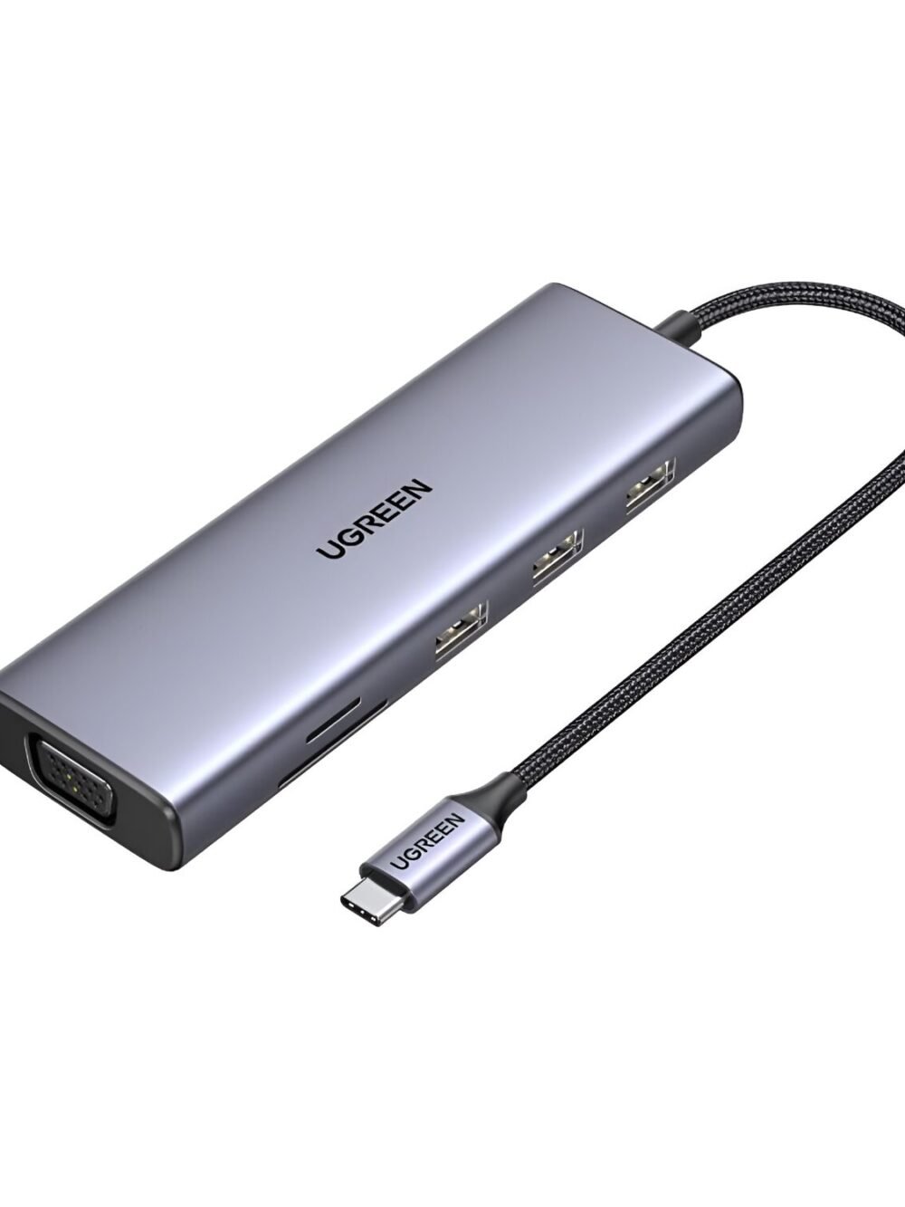 UGREEN 9-in-1 Type-C Hub | HDMI | VGA | LAN | SD/TF | 100W PD | USB3.0