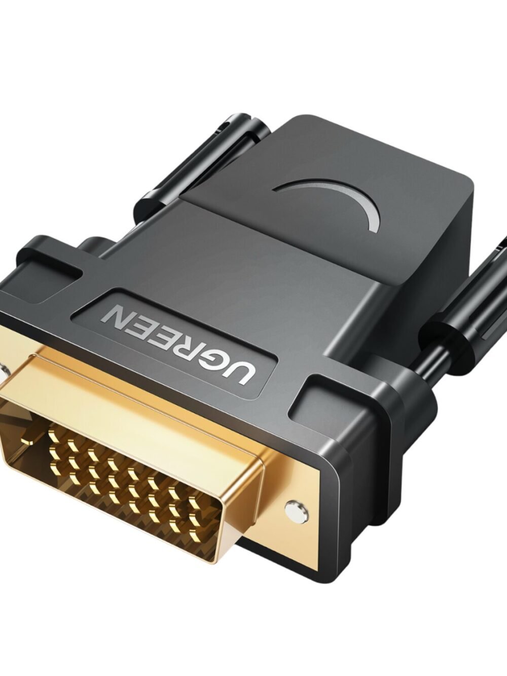 UGREEN 20124-20124 DVI (24+1) Male to HDMI Female Adapter - Black