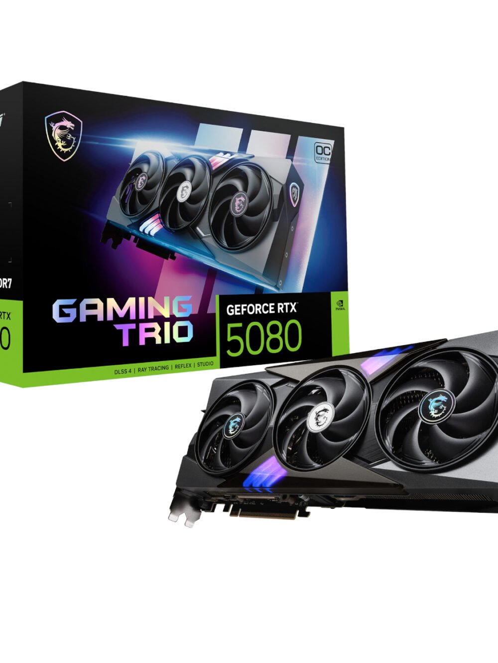 MSI GeForce RTX 5080 GAMING TRIO OC 16G Graphics Card