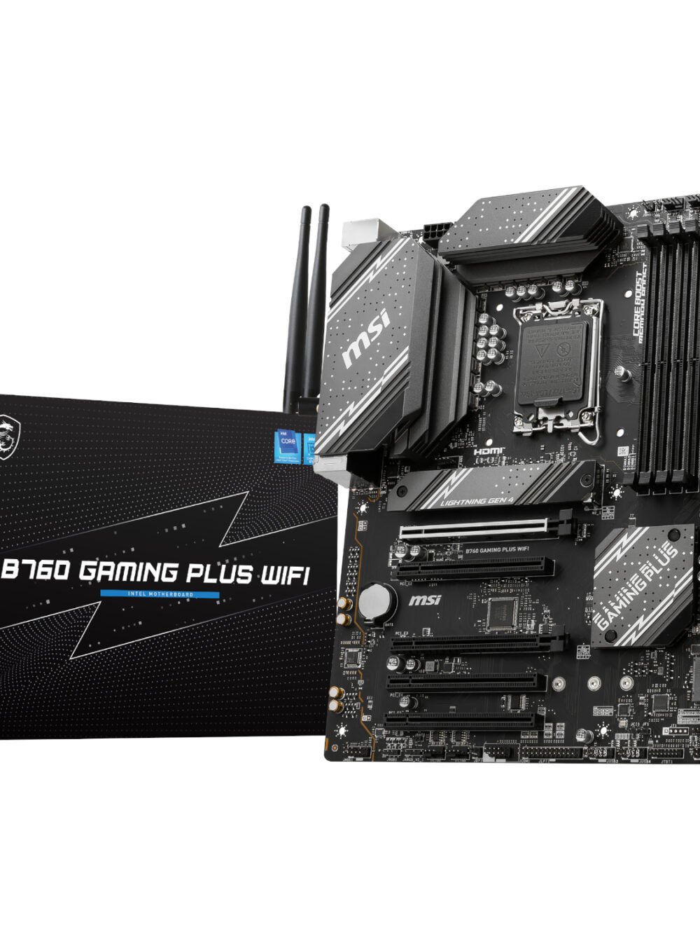 MSI B760 GAMING PLUS WIFI DDR5 LGA1700 ATX Motherboard