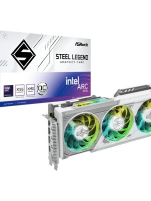 ASRock Intel Arc B580 Steel Legend OC 12GB GDDR6 192-BIT Graphics Card