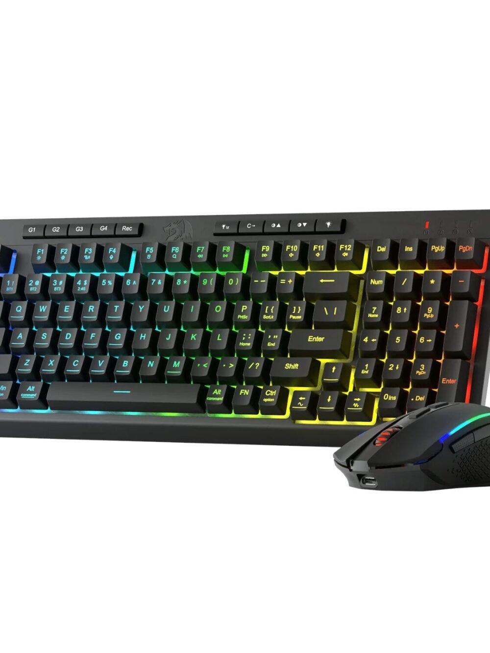 Redragon RYLO PRO S142 Tri-Mode RGB Gaming Keyboard and Mouse Combo