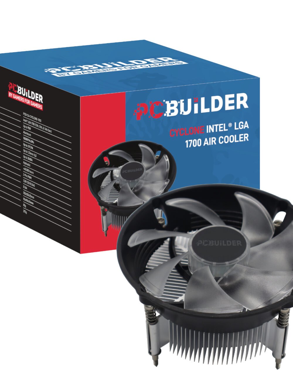 PCBuilder CYCLONE Intel® LGA 1700 Air Cooler