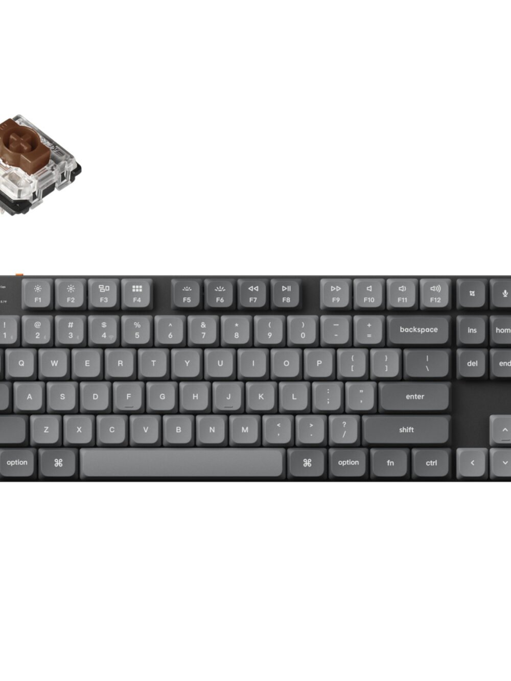 Keychron K1 Max QMK/VIA 80% Wireless Custom Mechanical Keyboard | BROWN Switches
